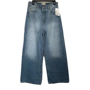 NEW Etica Marley Ultra High rise Baggy Jeans in Atwater Blue Baggy Size 28